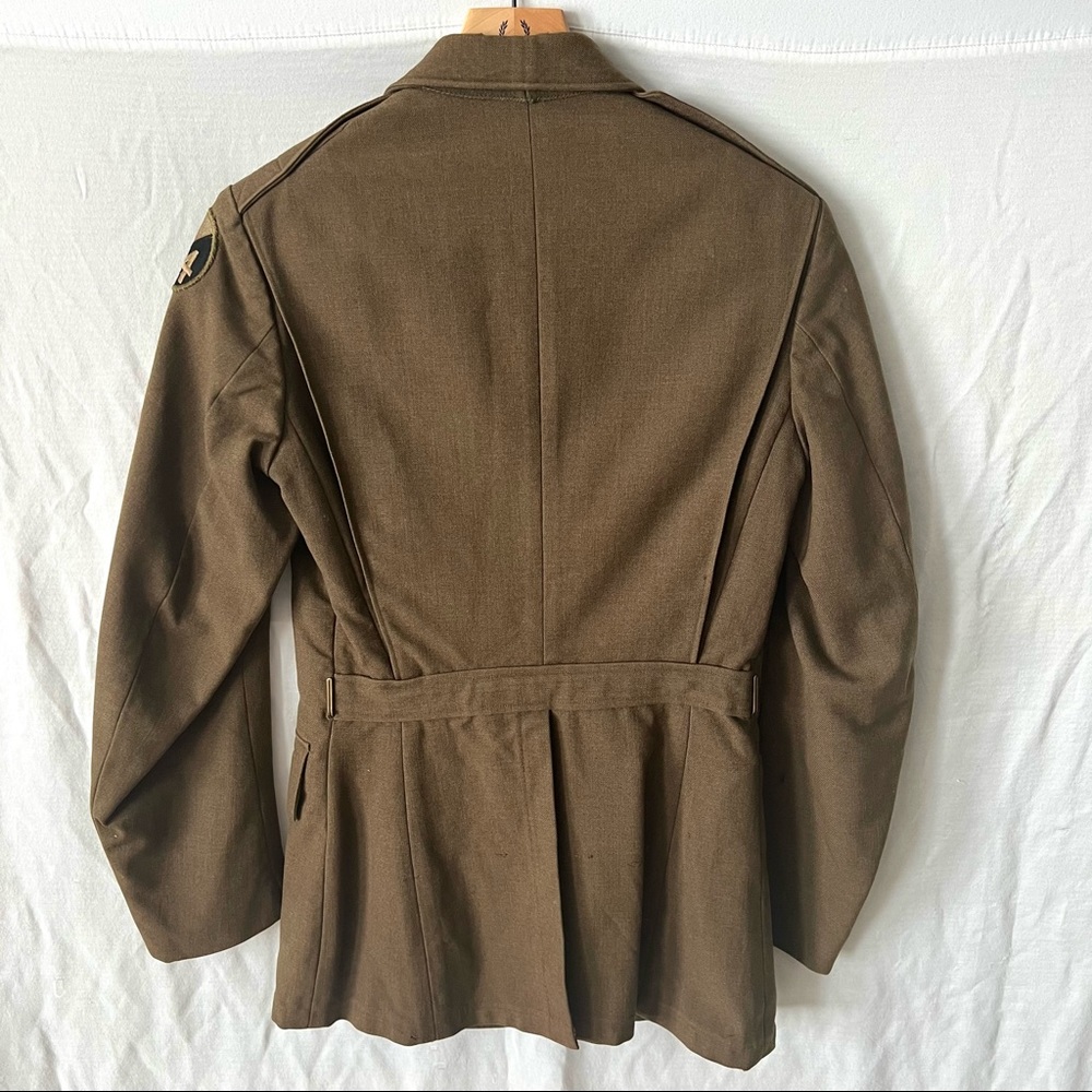 Vintage Wwii Military Army Uniform Jacket Gem